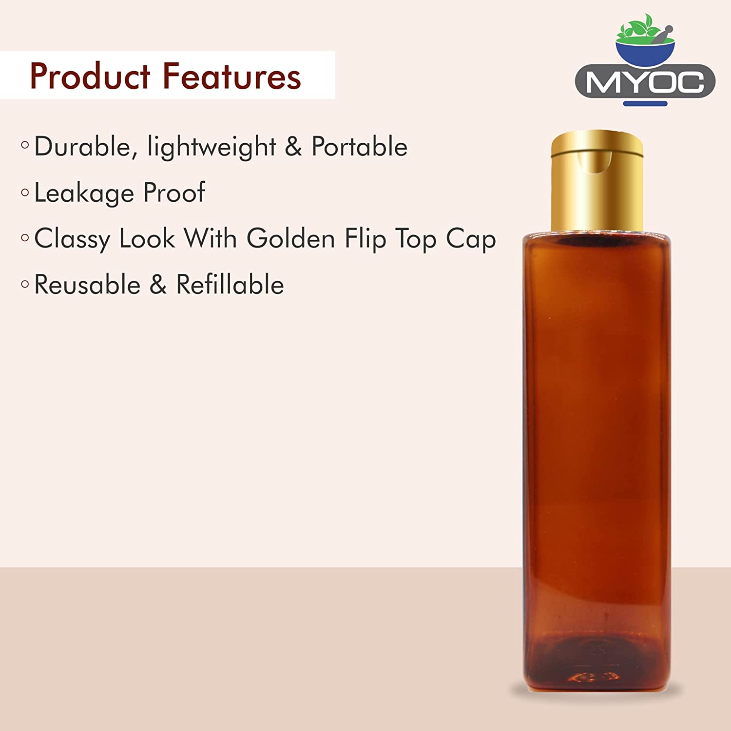 Shoprythm Packaging,Plastic Travel Bottles Empty Amber Square PET Bottle with Disc Flip Shoprythm Packaging,Plastic Travel Bottles Empty Amber Square PET Bottle with Disc Flip